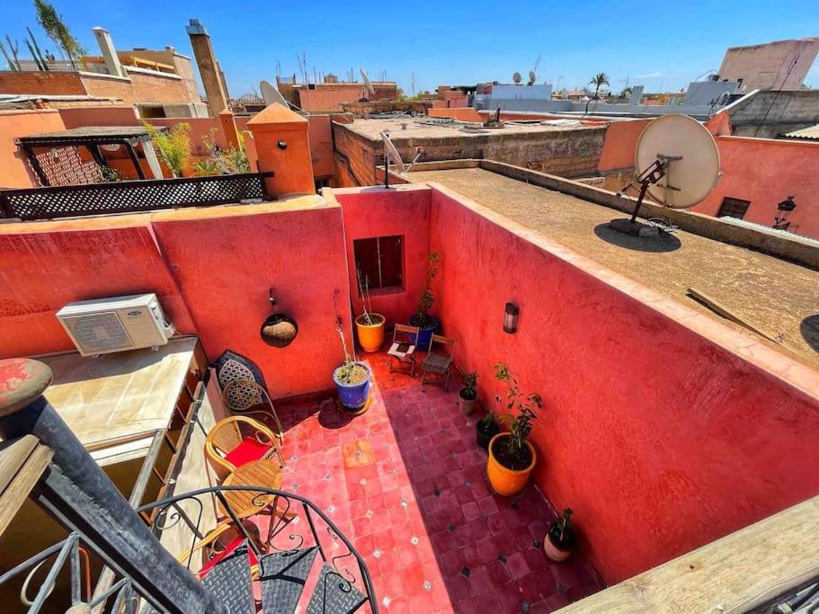 Ferienwohnung Petit Riad Authentique Tout Proche De Dar El Bacha Marrakesch Exterior foto