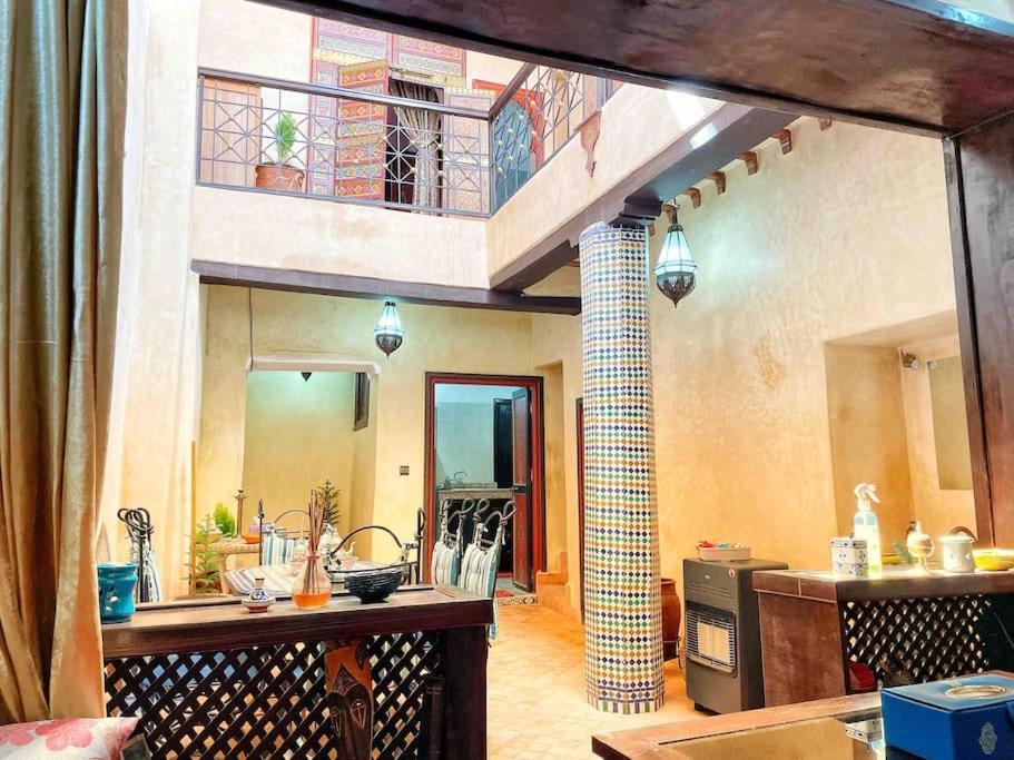 Ferienwohnung Petit Riad Authentique Tout Proche De Dar El Bacha Marrakesch Exterior foto